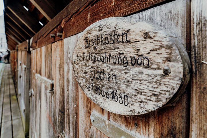 Fischkästen in Klein Venedig Forchheim