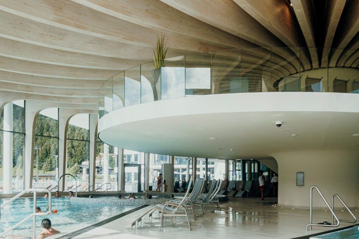 Badetag in der Freizeitanlage Atoll Achensee