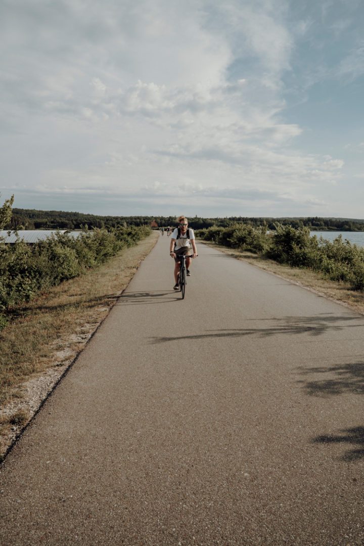 Das Fränkische Seenland mit dem Fahrrad erkunden