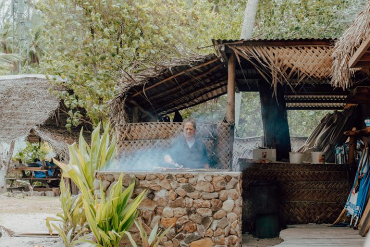 Coco Beach Moorea Französisch Polynesien