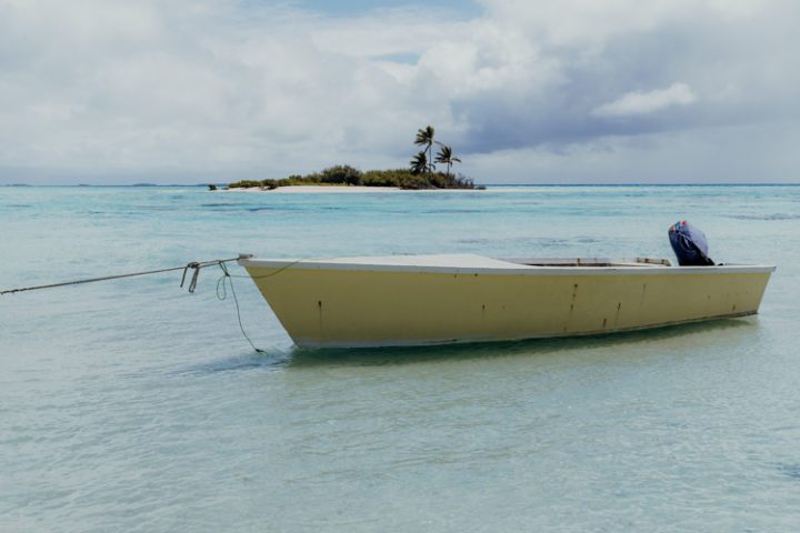 Strand an der Westspitze von Tuherahera Tikehau