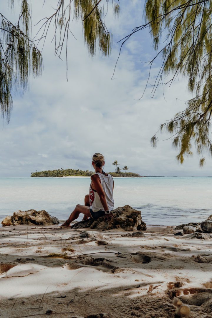 Strand an der Westspitze von Tuherahera Tikehau