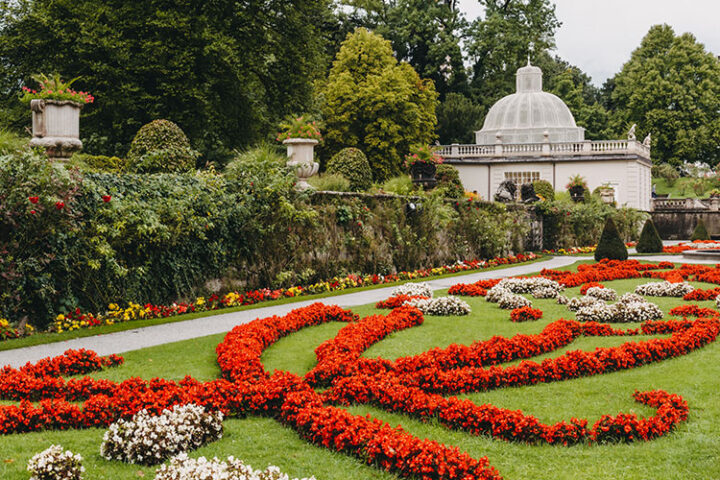 Das Schloss Mirabell und der Mirabellgarten in Salzburg