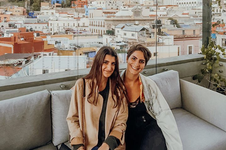 Terrasse „360°” des Hotels „Antigua Trece”