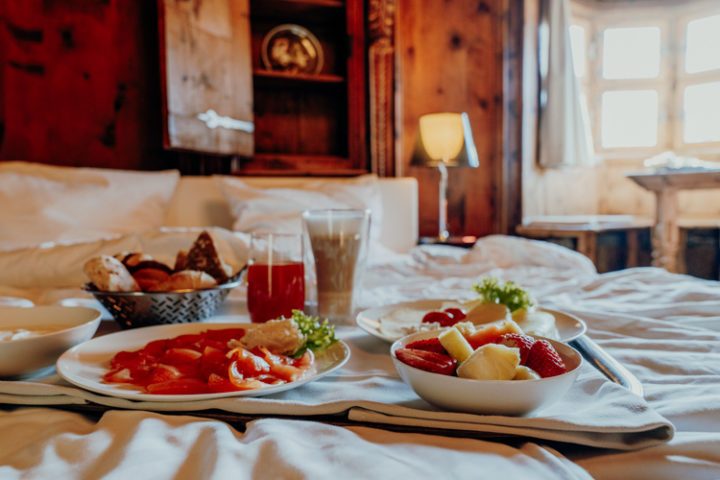 So schön beginnt der Tag im Weissen Kreuz Burgeis Vinschgau – Das Frühstück