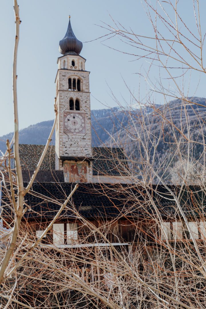 Das mittelalterliche Städtchen Glurns Vinschgau Südtirol