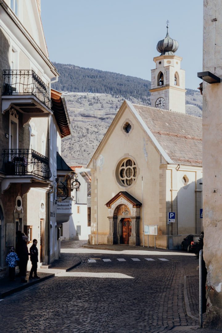Das mittelalterliche Städtchen Glurns Vinschgau Südtirol