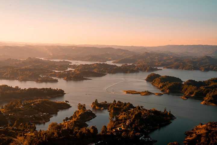 El Peñón de Guatapé Kolumbien