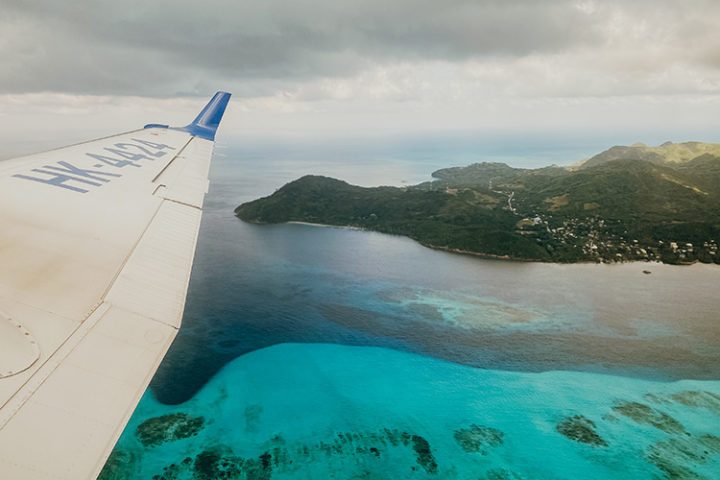 Flug von San Andres nach Providencia Kolumbien