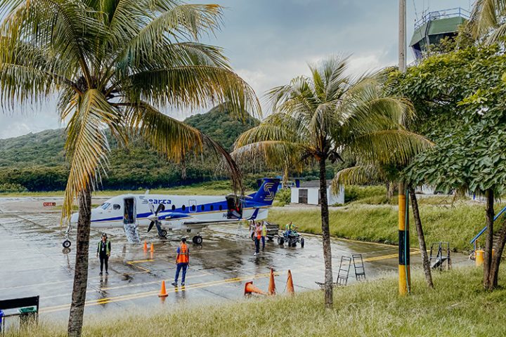Flug von San Andres nach Providencia Kolumbien