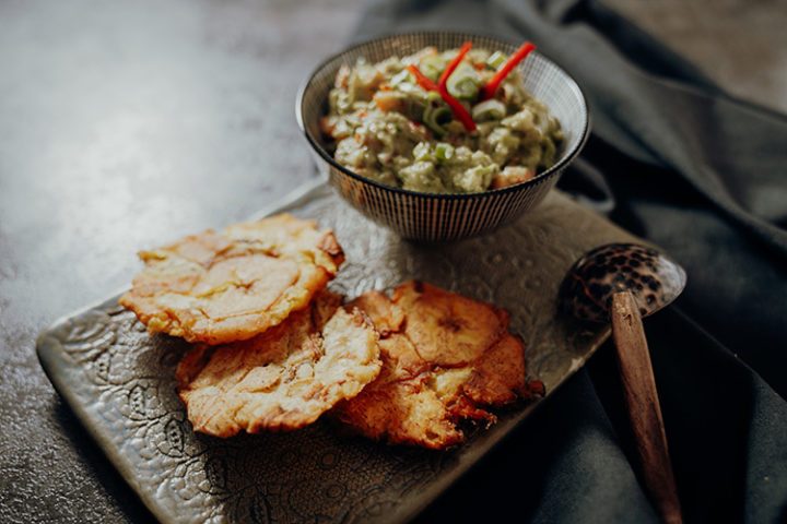 Patacones mit Guacamole – Rezept aus Kolumbien