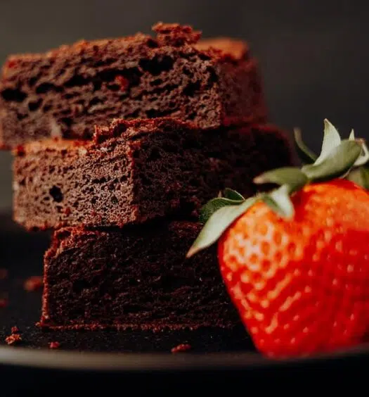 Amerikanische Chocolate Fudge Brownies