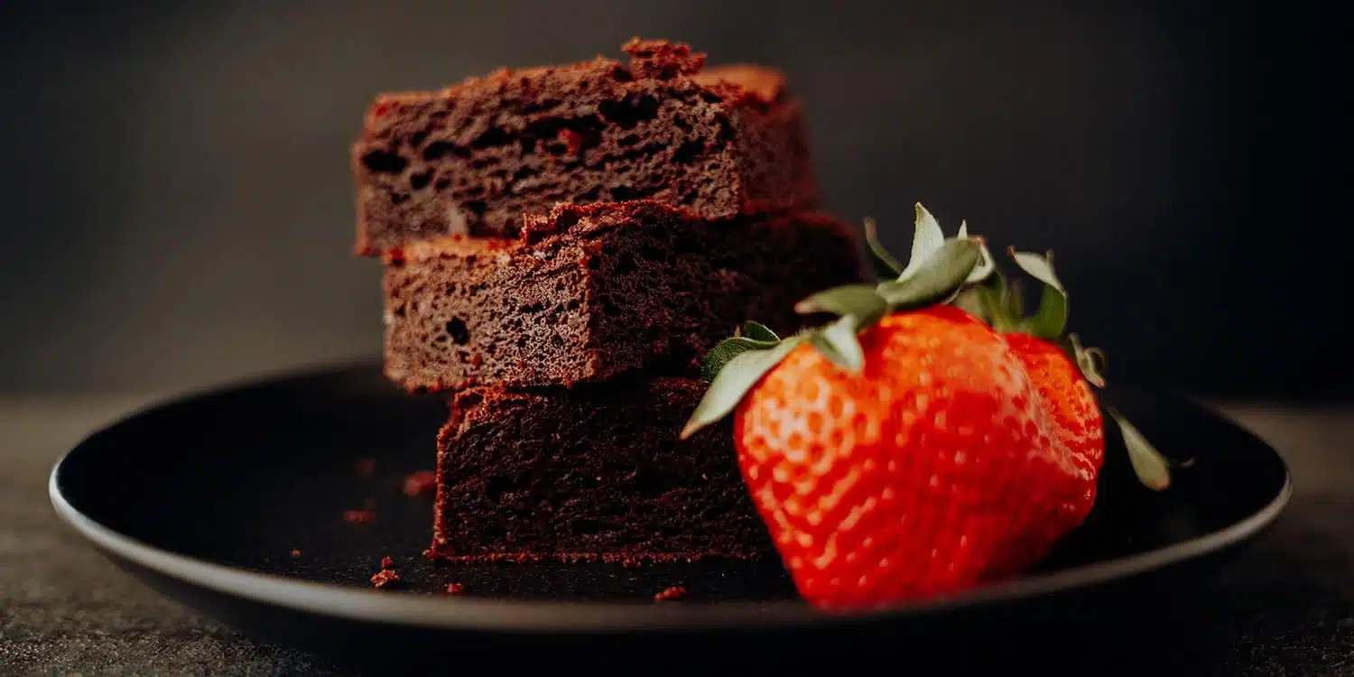 Amerikanische Chocolate Fudge Brownies