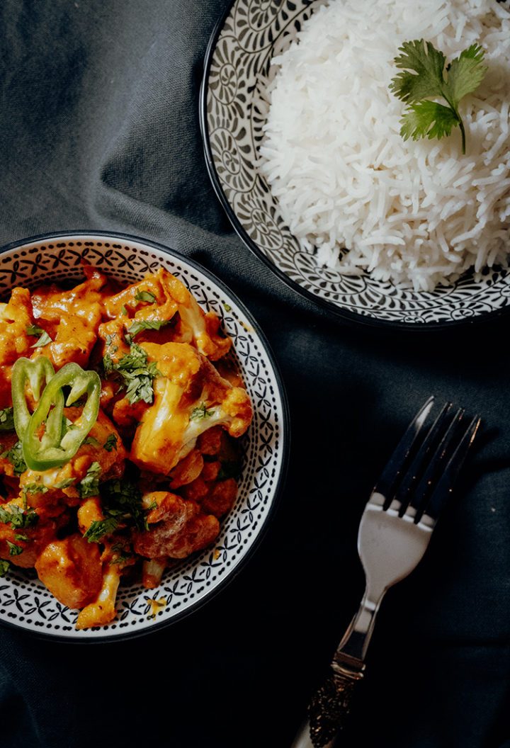 Aloo Gobi Masala - indisches Kartoffel-Blumenkohl-Curry
