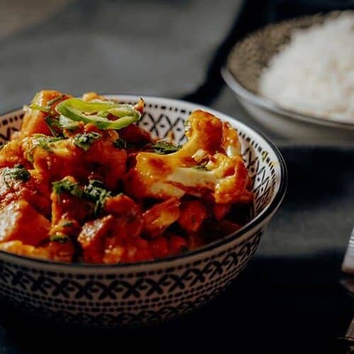 Aloo Gobi Masala - indisches Kartoffel-Blumenkohl-Curry