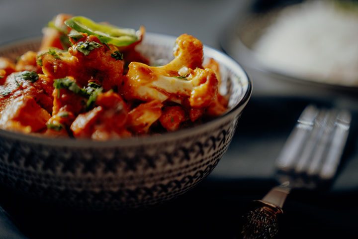 Aloo Gobi Masala - indisches Kartoffel-Blumenkohl-Curry