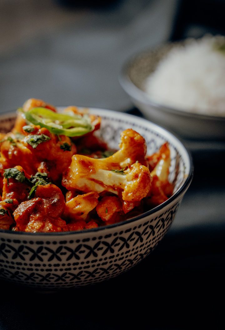 Aloo Gobi Masala - indisches Kartoffel-Blumenkohl-Curry