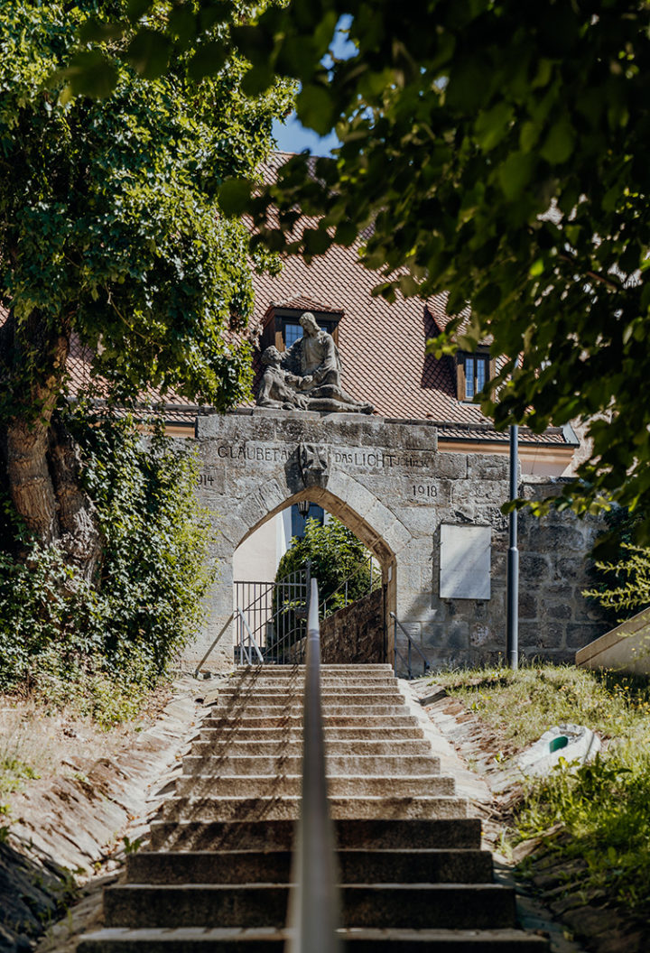 Auf dem Erlebnisradweg Hohenzollern nach Veitsbronn