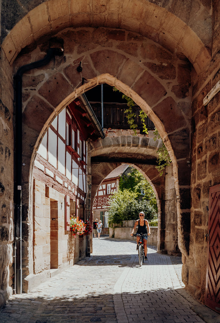Auf dem Erlebnisradweg Hohenzollern nach Cadolzburg