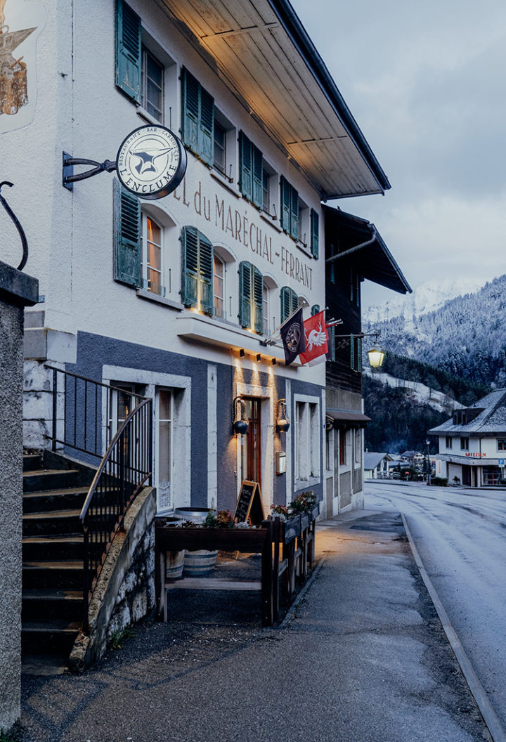 Das Restaurant l’Enclume in Charmey