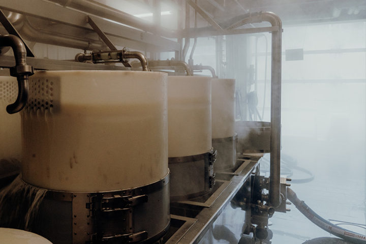 Dorfkäserei Laiterie de Grandvillard in Gruyère