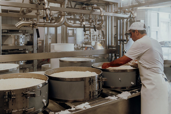 Dorfkäserei Laiterie de Grandvillard in Gruyère