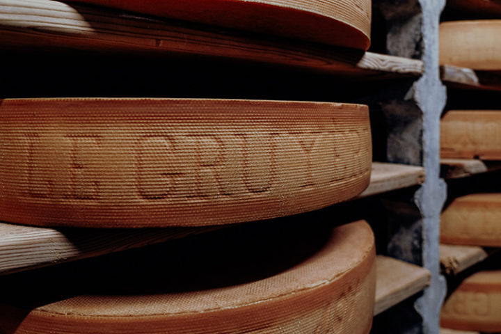 Dorfkäserei Laiterie de Grandvillard in Gruyère