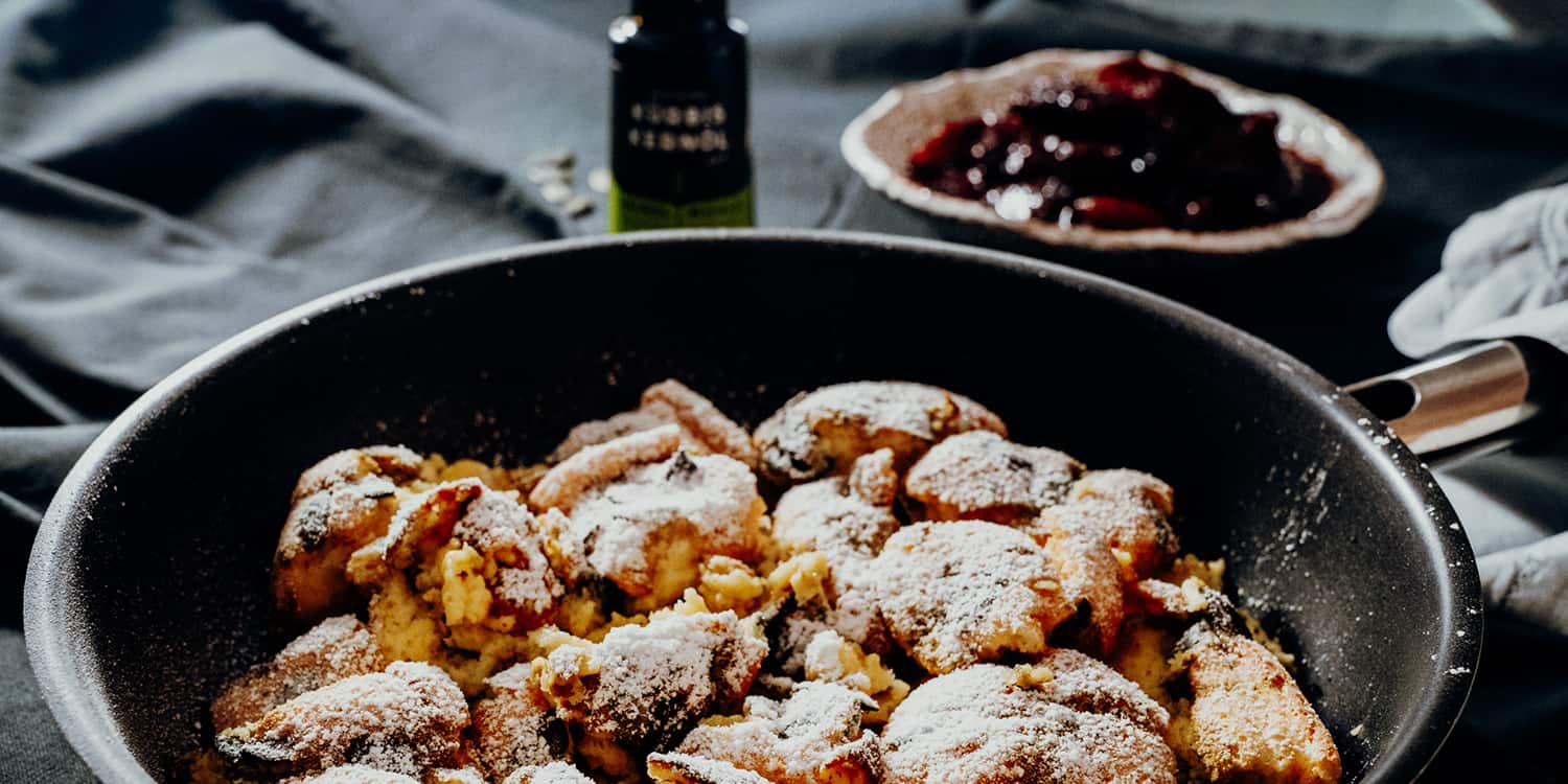 Steirischer Kaiserschmarrn mit Zwetschgenröster