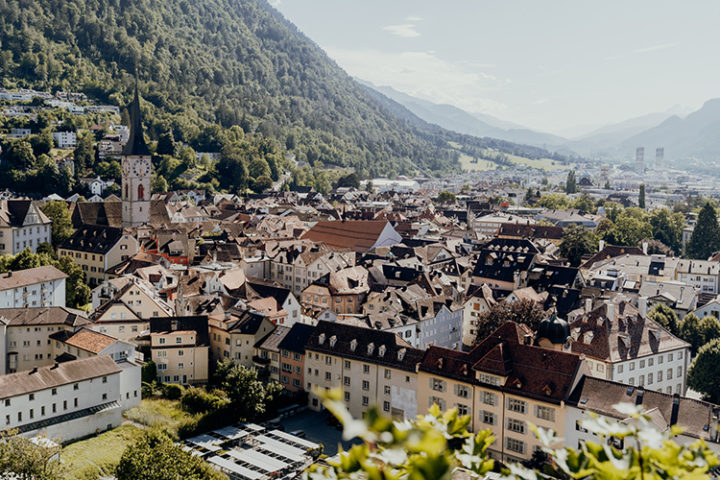 Genieße den schönsten Ausblick über Chur vom Haldenhüttli