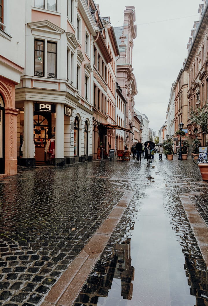 Die Augustinerstrasse in Mainz