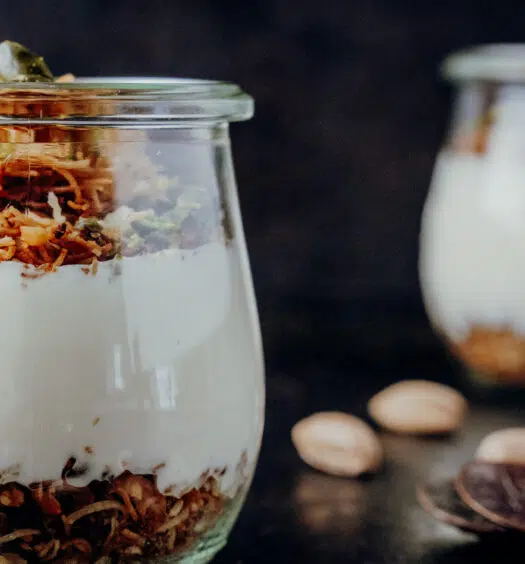 Muhallebili tel kadayıf – Türkischer Pudding mit Engelshaar