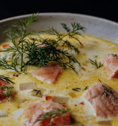 Lohikeitto – Finnische Lachssuppe