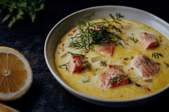 Lohikeitto – Finnische Lachssuppe