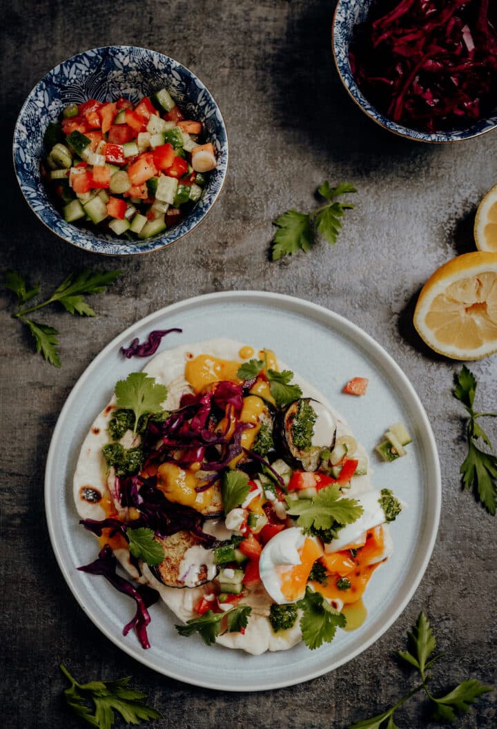 Sabich Rezept - israelisches Sandwich