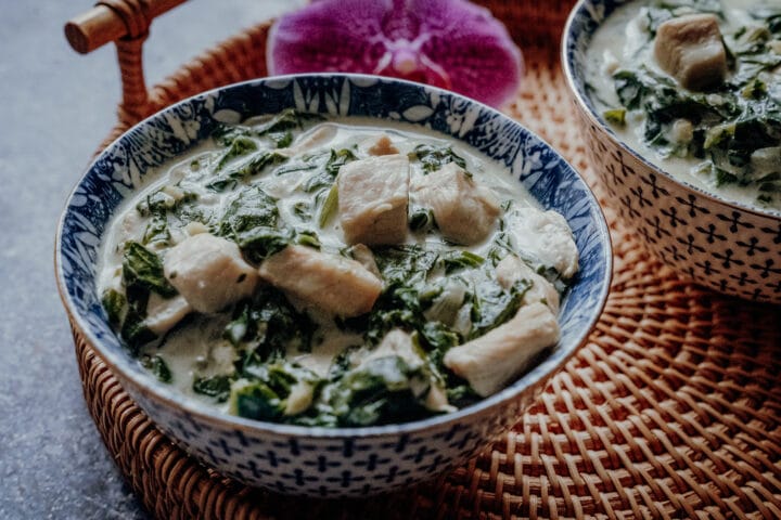 Chicken Fa fa - Rezept für tahitianisches Huhn in Kokoscreme