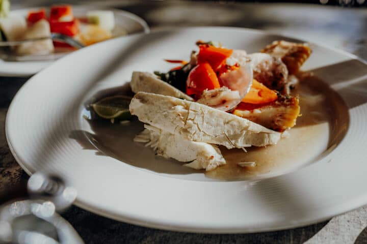 Saltfish mit Breadfruit