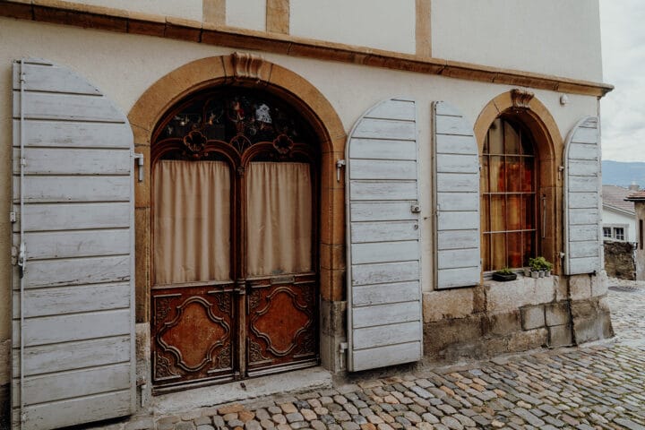 Die historische Altstadt von Estavayer-le-Lac