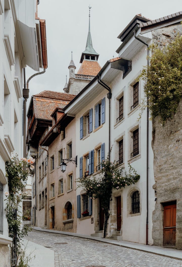 Die historische Altstadt von Estavayer-le-Lac