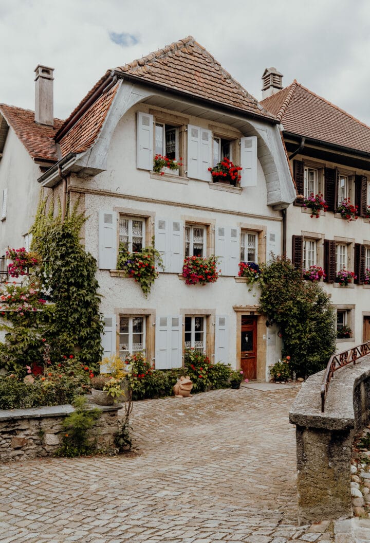 Die historische Altstadt von Estavayer-le-Lac