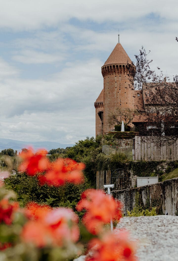 Das Schloss Chenaux in Estavayer-le-Lac