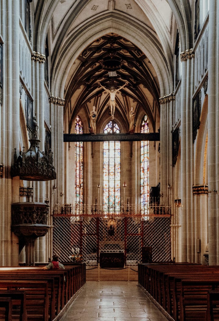 Die Kathedrale St. Nikolaus in Fribourg