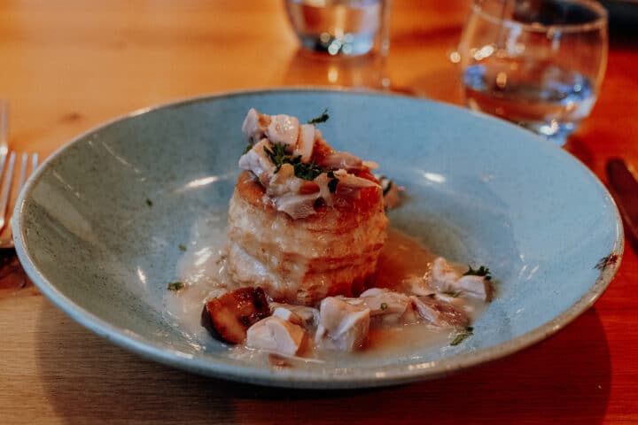 Traditionelles Kilbi-Menü im Hotel Le Rive Sud