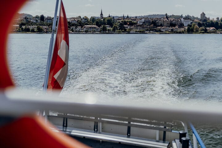 Schifffahrt auf dem Murtensee