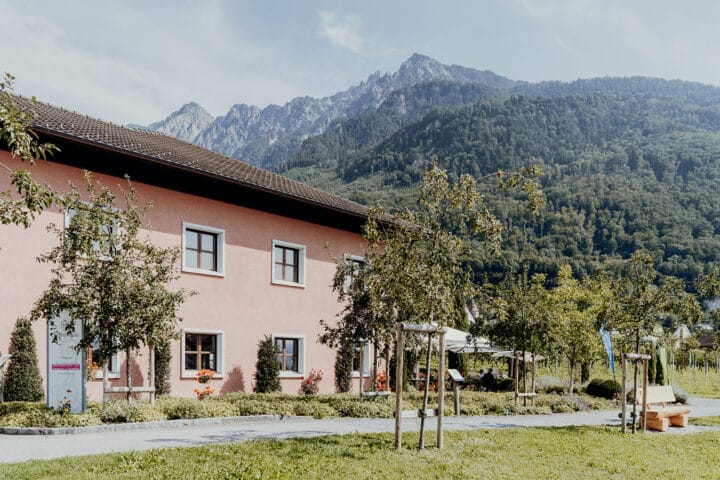 Zu Gast in der fürstlichen Hofkellerei in Vaduz.