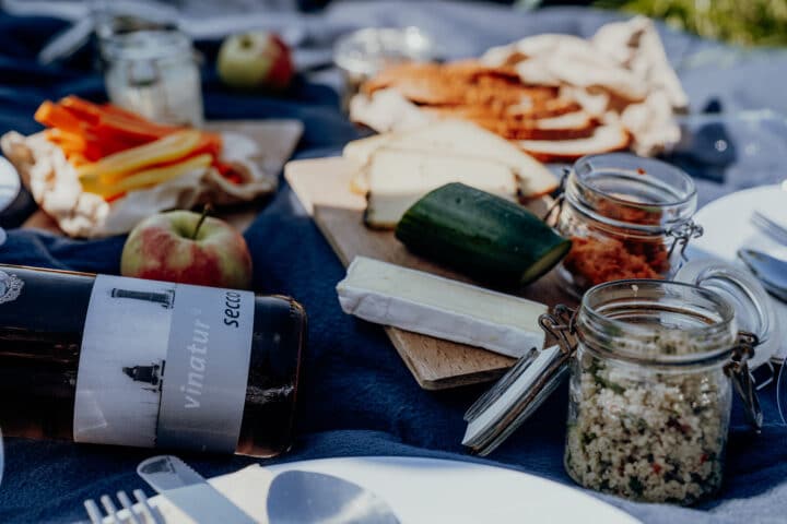 Unterwegs in den Weinbergen des Weingut Haug in Lindau am Bodensee