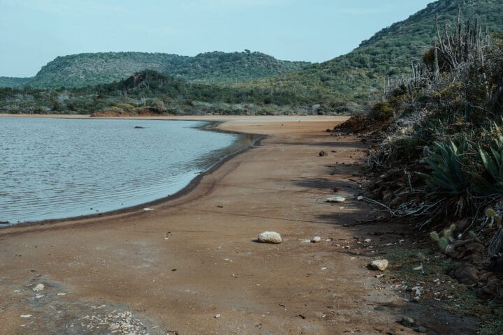 Lake Gotomeer im Washington-Slagbaai-Nationalparks