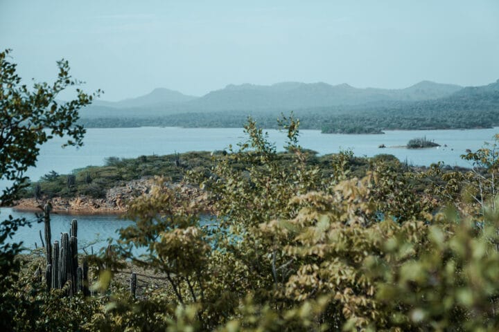 Lake Gotomeer im Washington-Slagbaai-Nationalparks