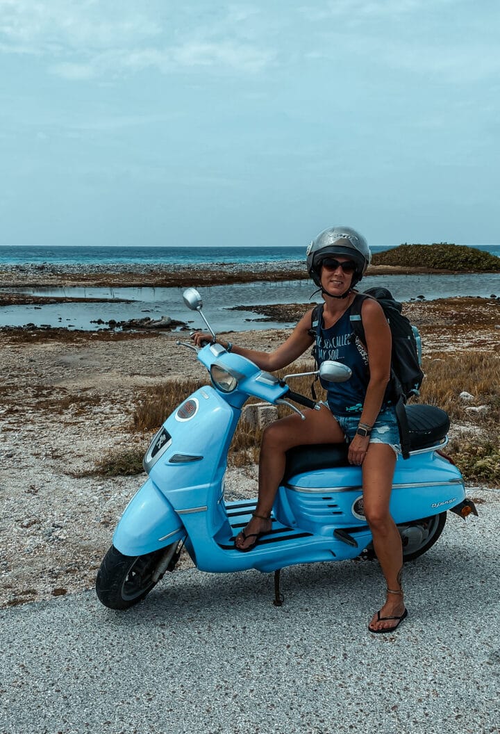 Mit dem Roller unterwegs auf Bonaire