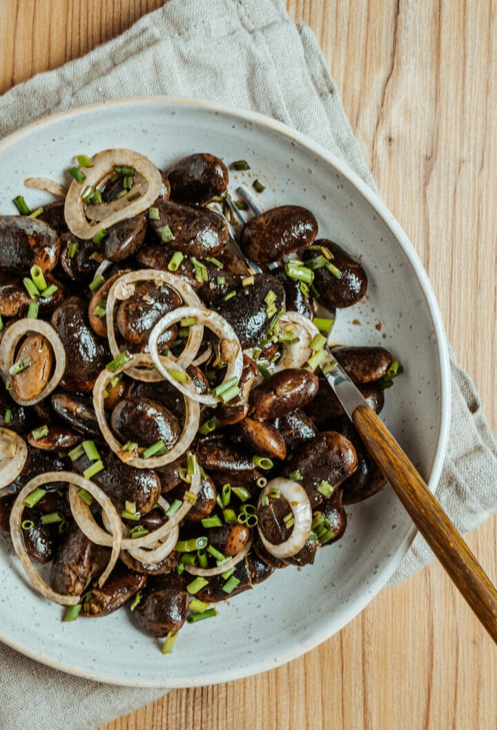 Steirischer Käferbohnensalat mit Kernöl