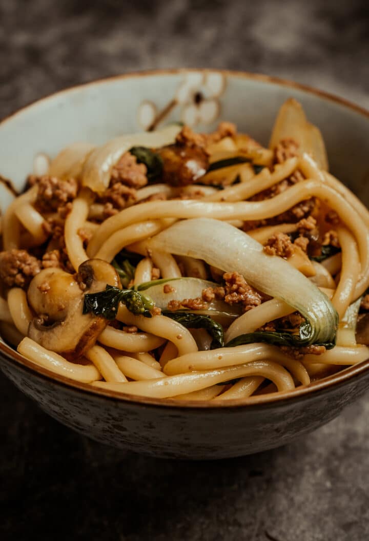 Yaki Udon - Rezept für gebratene Udon Nudeln aus Japan